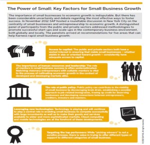 Figure 2: The Power of Small: Key Factors for Small Business Growth. Source: SAP