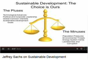 J sachs on Sustainable Development