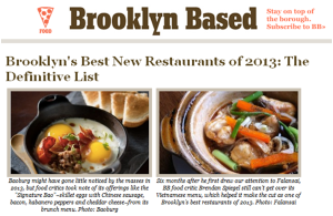 Brooklyn Based Named Falansai Among the Best New Restaurants in 2013